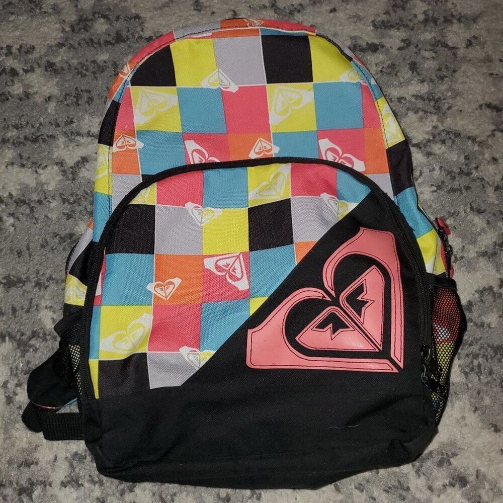 Roxy Color Blocks Backpack || EUC